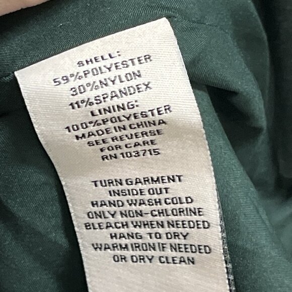 Nanette Lepore Dress Womens 8 Green Floral Burnout Velvet Faux Wrap Ruffle Party - Picture 6 of 9